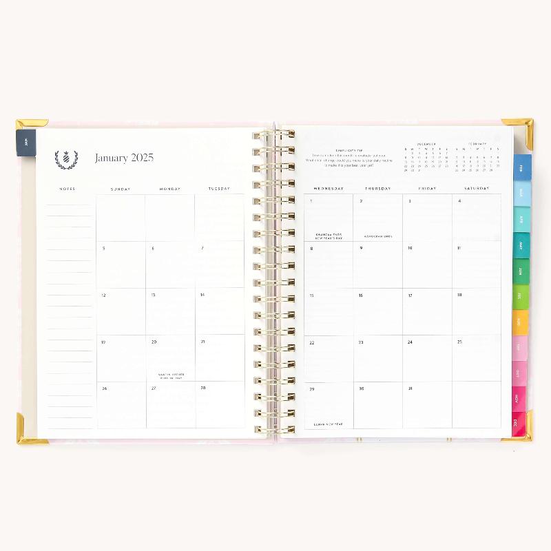 Simplified by Emily Ley 2025 Weekly, Simplified Planner, Blush Block