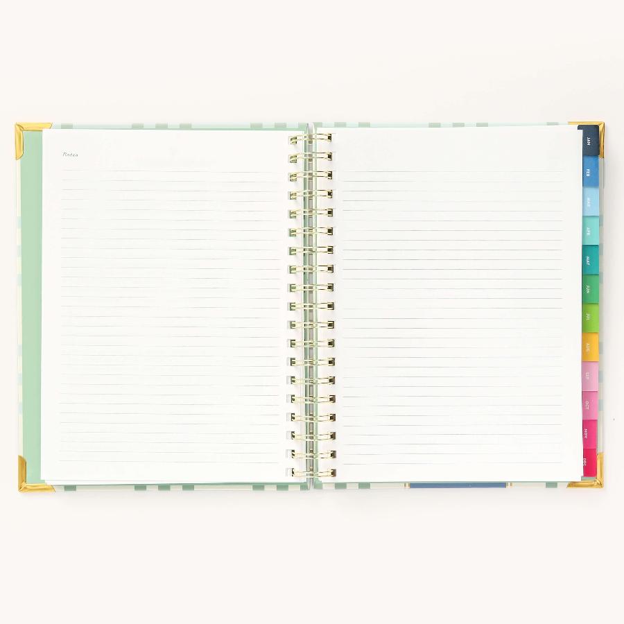 Simplified by Emily Ley 2025 Weekly, Simplified Planner, Pistachio Plaid