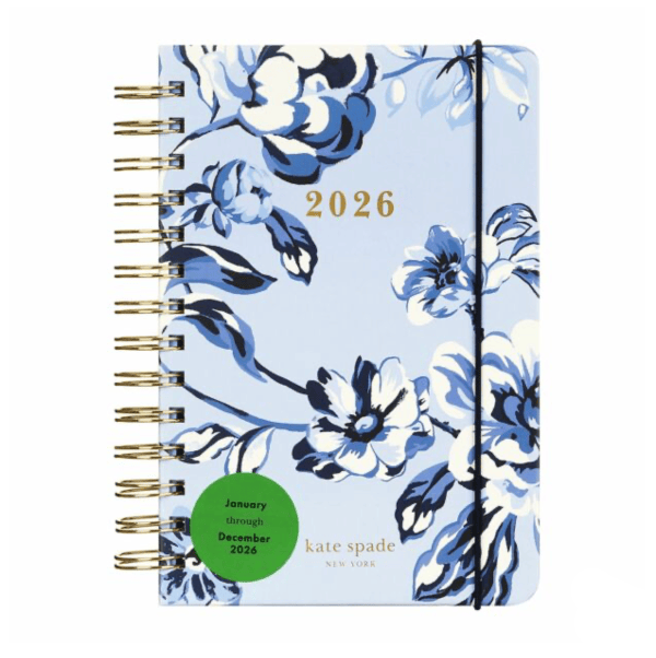 Simplified by Emily Ley Blue Floral 2026  Kate Spade Planner