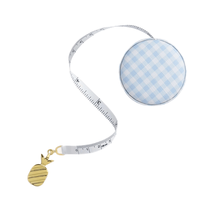 Simplified by Emily Ley Blue Gingham Tape Measure