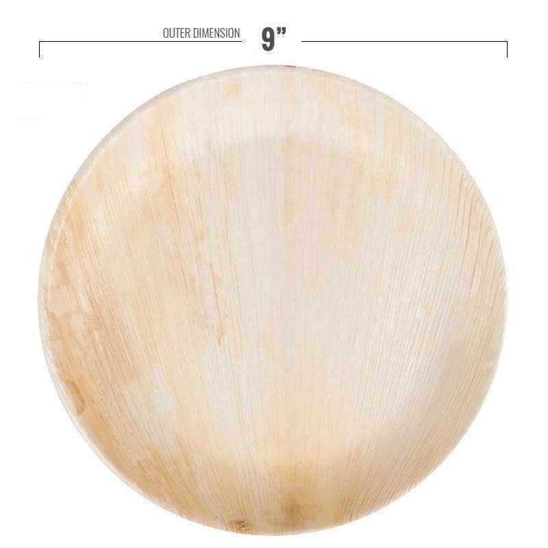 Smarty had a Party 9" Round Palm Leaf Dinner Plates