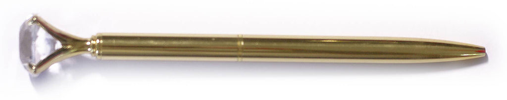 SNIFTY GOAL DIGGER DIAMOND PEN - GOLD - SET OF 6