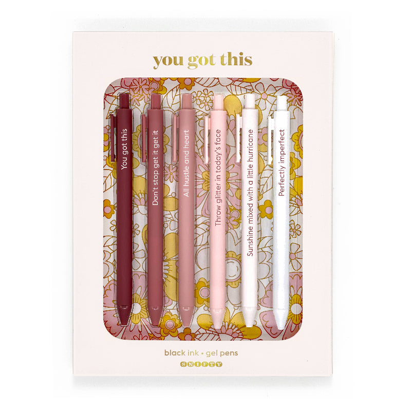 SNIFTY YOU GOT THIS - QUOTABLE GEL PEN SET