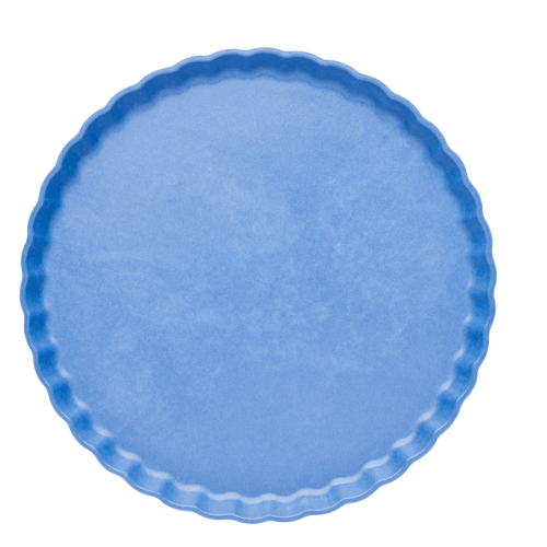 Sophistiplate Party French Blue Pleated Dinner Plates