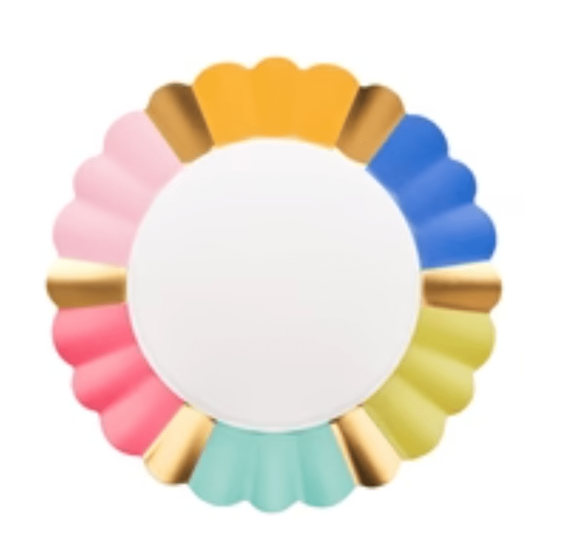 Sophistiplate Party Panoply Wavy Dinner Plate