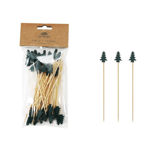 Sophistiplate Christmas Tree Party Picks