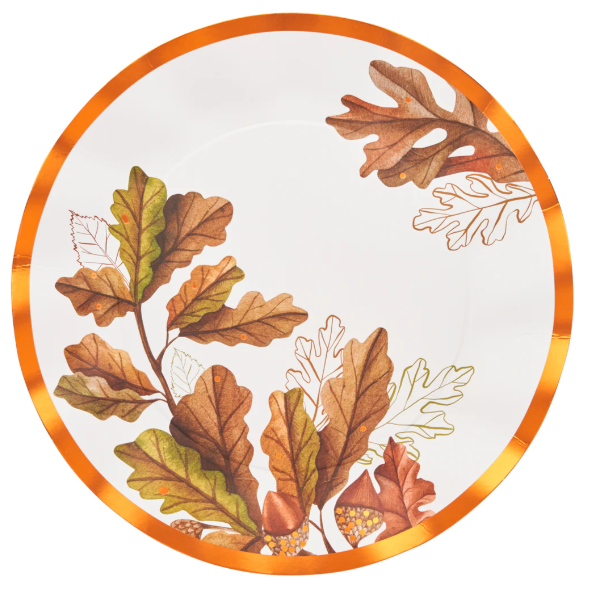 Acorn and Oak Dinner Plate