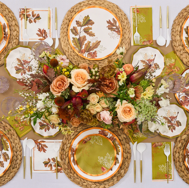 Acorn and Oak Salad Plate