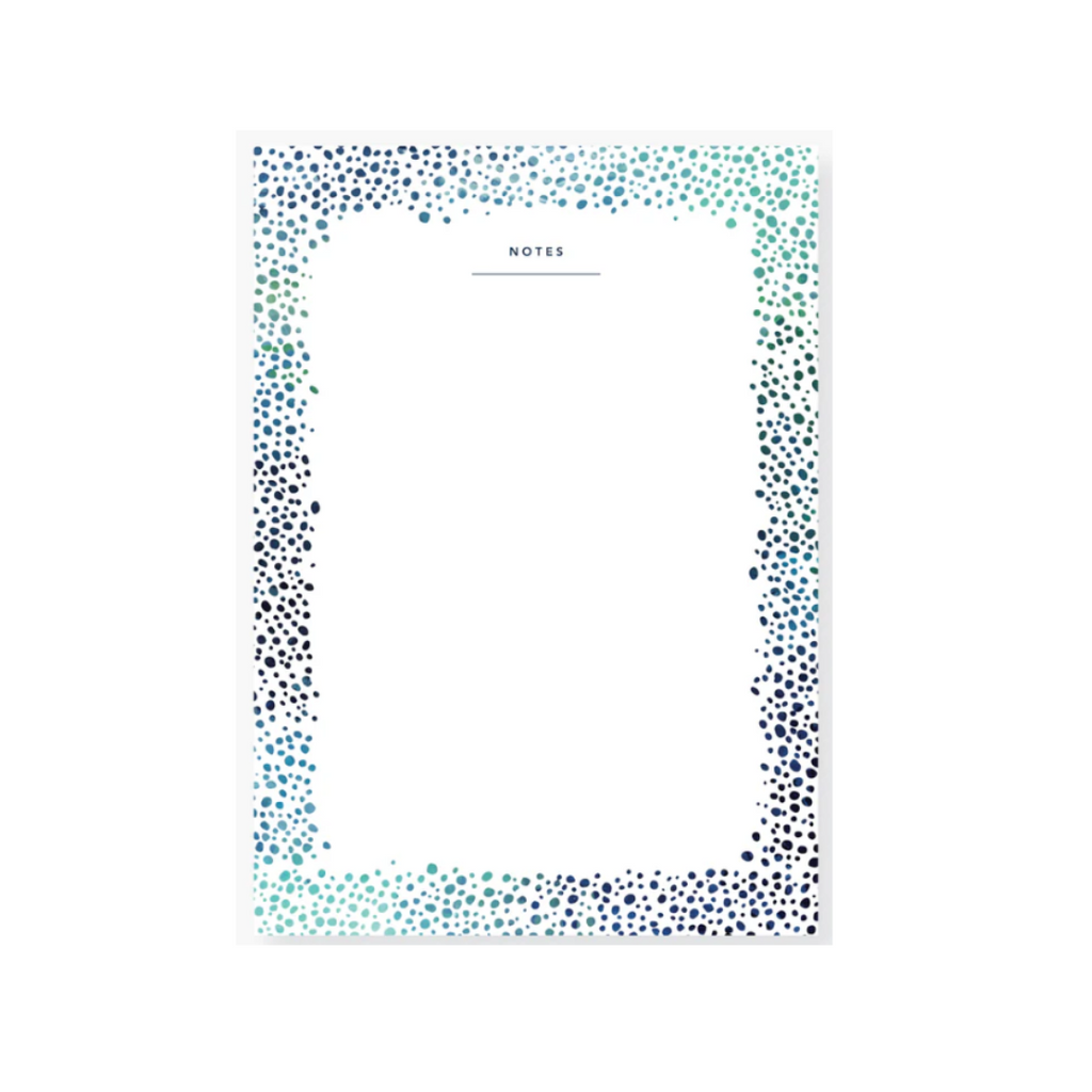 Speckled Seas Chubby Note Pad