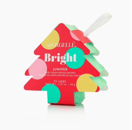 Spongellé Bright Spongelle Holiday Tree Ornament - Gift Set - Season's Greetings (Jolly & Bright)