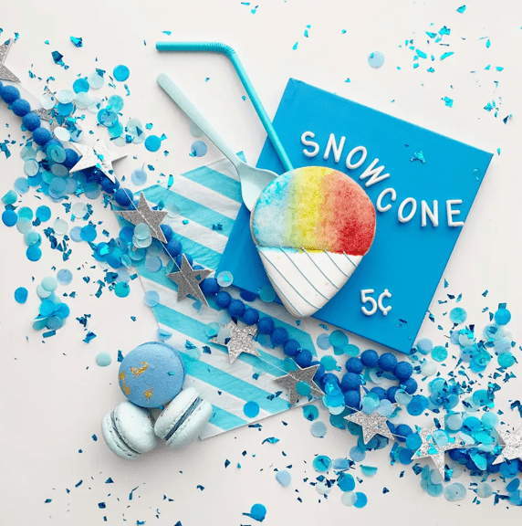 Studio Pep Party Mini Pack Snow Cone Blue Artisan Confetti