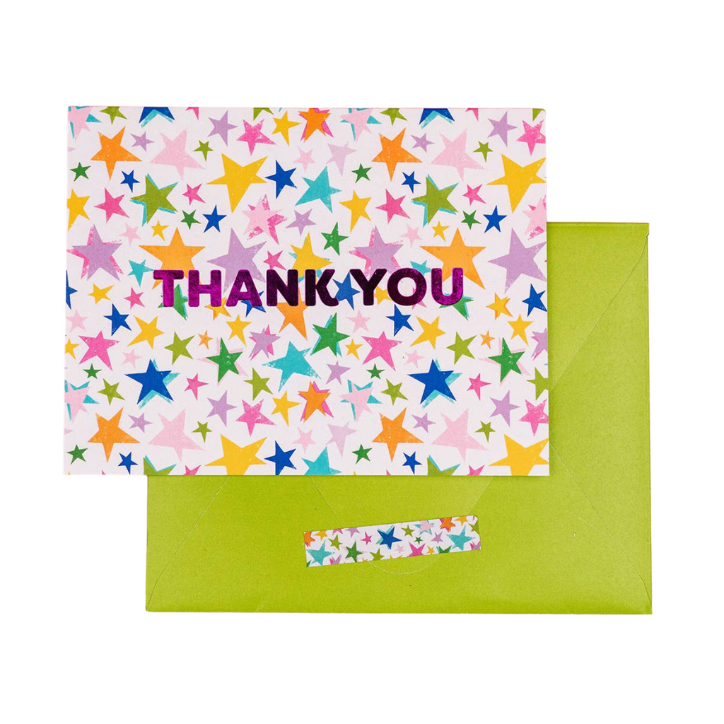 Stars Thank You Greeting Cards