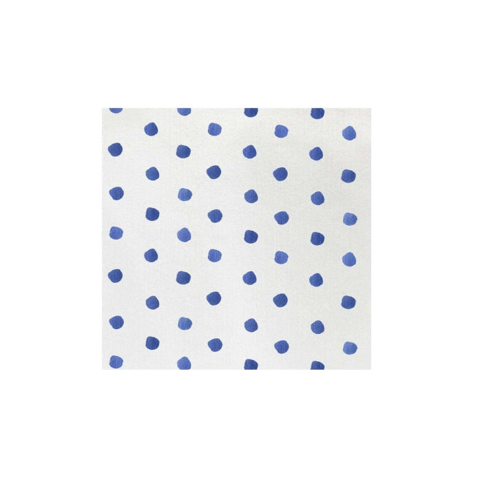 VIETRI Inc. Papersoft Napkins Dot Blue Cocktail Napkins (Pack of 20)