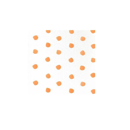 VIETRI Inc. Papersoft Napkins Dot Orange Cocktail Napkins (Pack of 20)