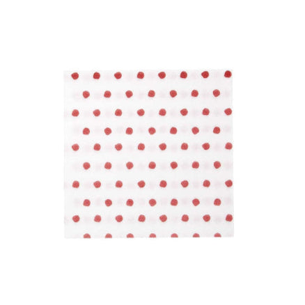 VIETRI Inc. Papersoft Napkins Dot Red Cocktail Napkins (Pack of 20)