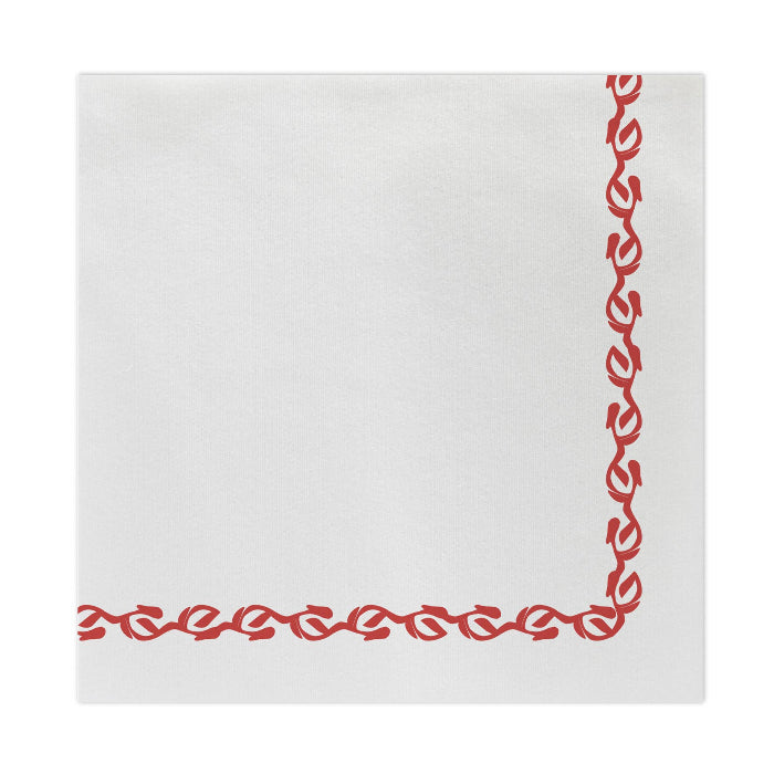 VIETRI Inc. Papersoft Napkins Florentine Red Dinner Napkins (Pack of 20)