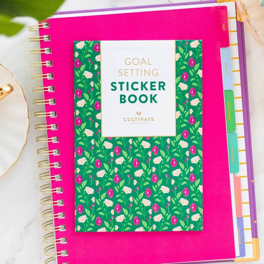Goal Setting Sticker Book
