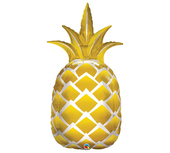 Gold Pineapple Balloon