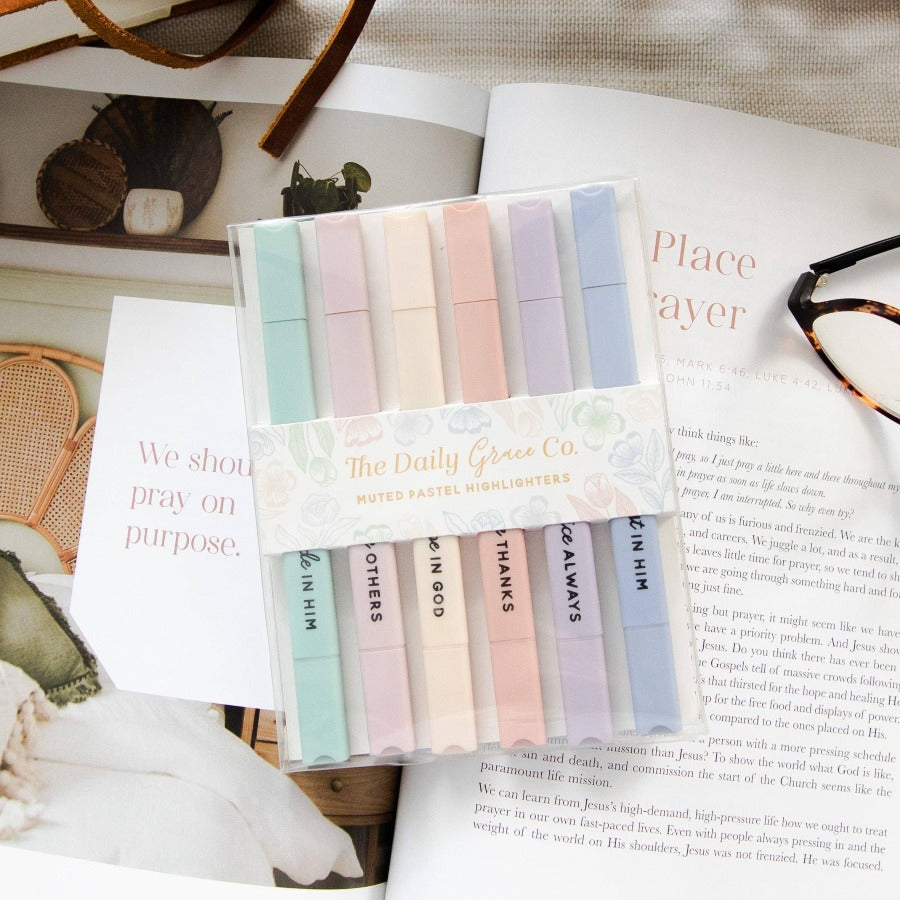 Muted Pastel Highlighters