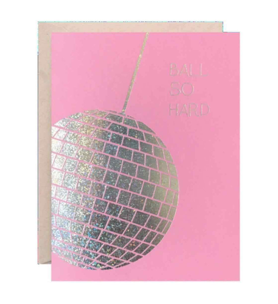 disco ball card