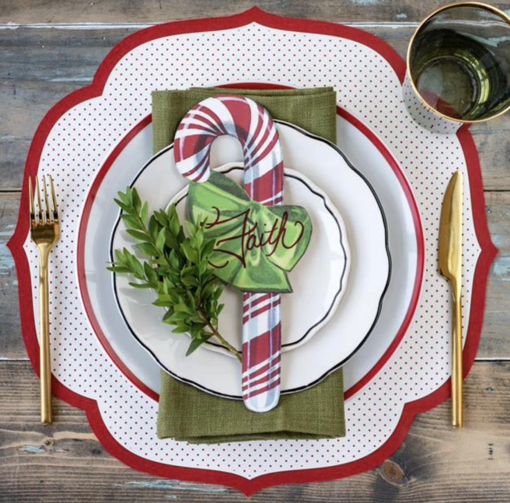 Candy Cane Table Accent