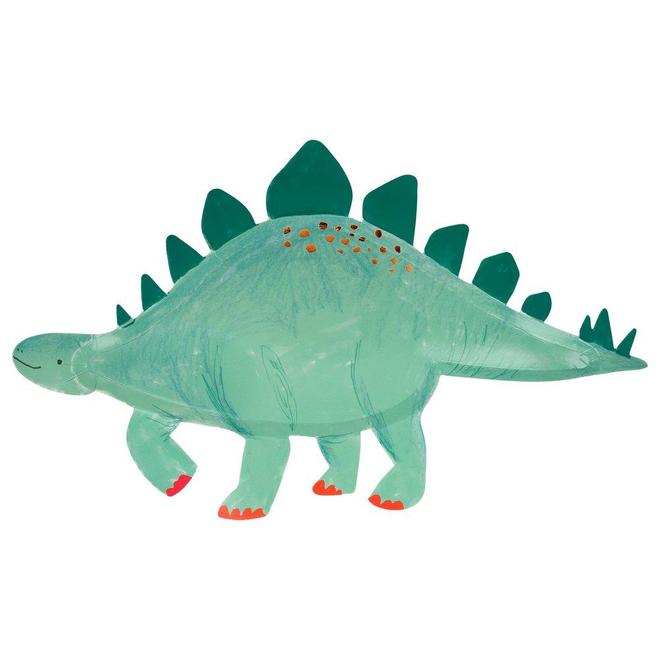 Meri Meri Stegosaurus Platters