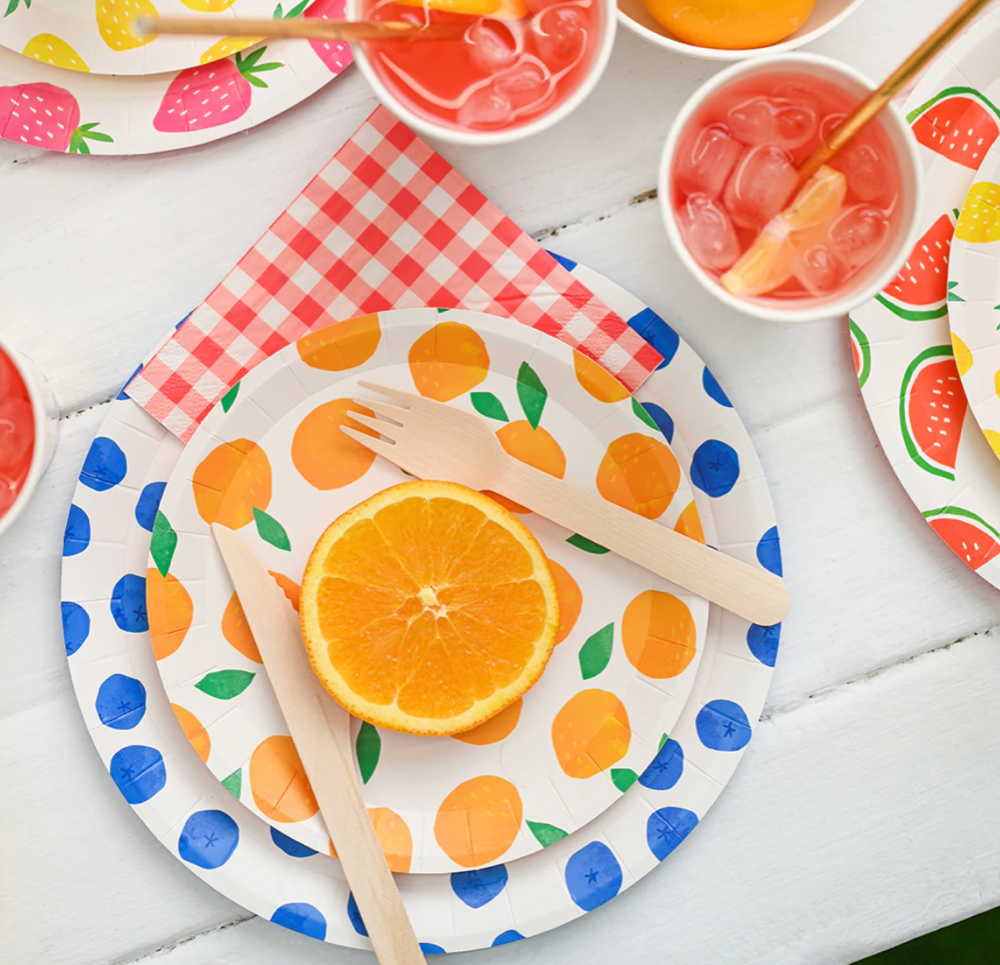 Fruit Punch Party Plates SM