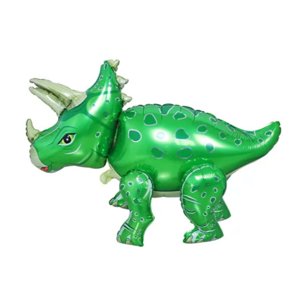Triceratops Green Balloon - Air Fill Only