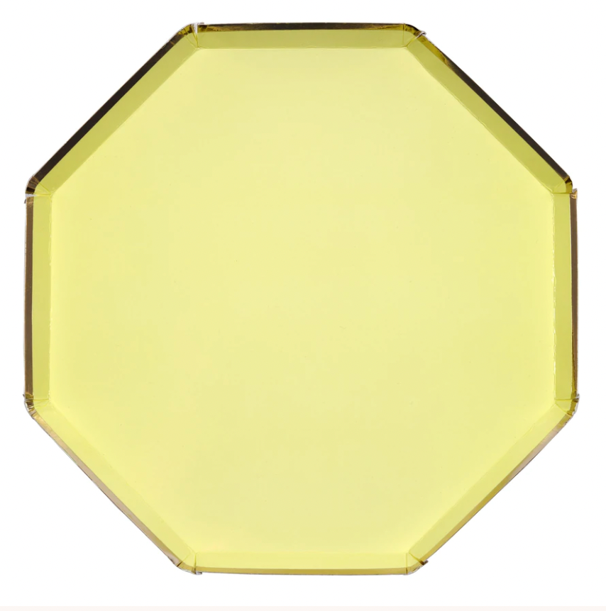 Pale Yellow Dinner Plate