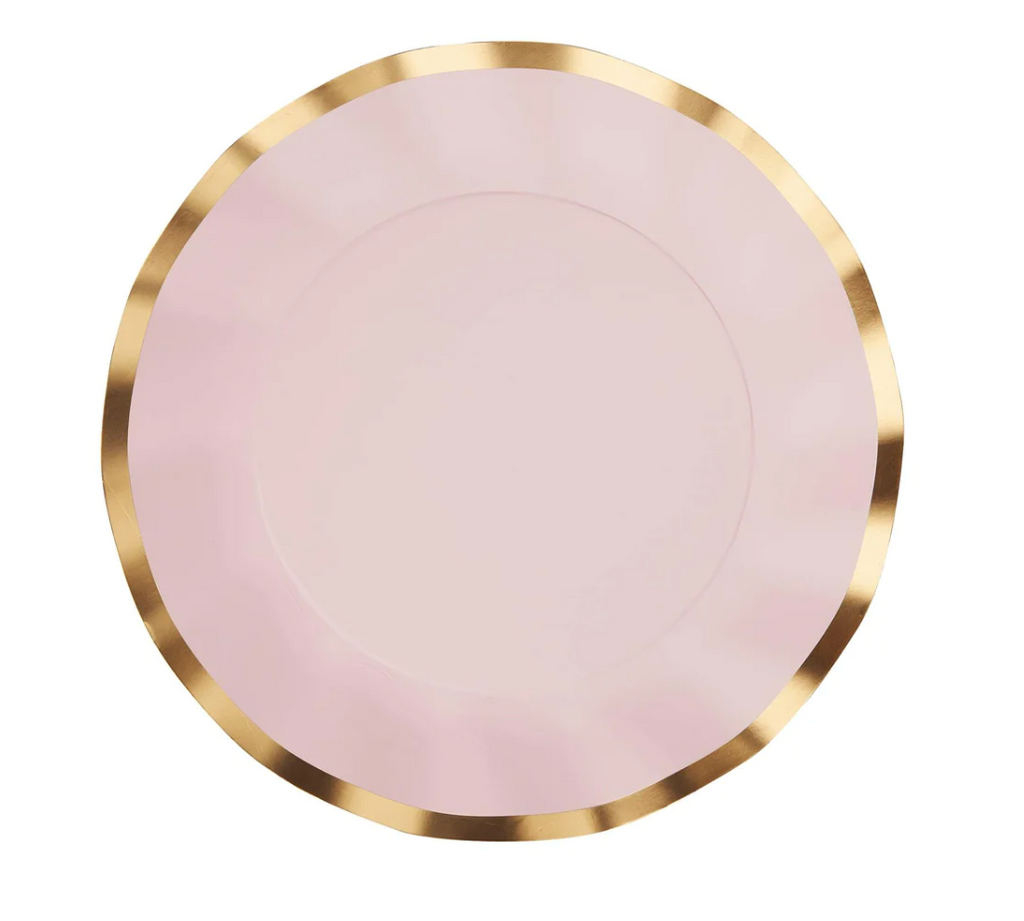 Everyday Blush Wavy Dinner Plate