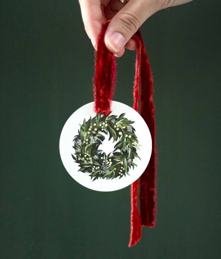 Wreath Gift Tags 1C2