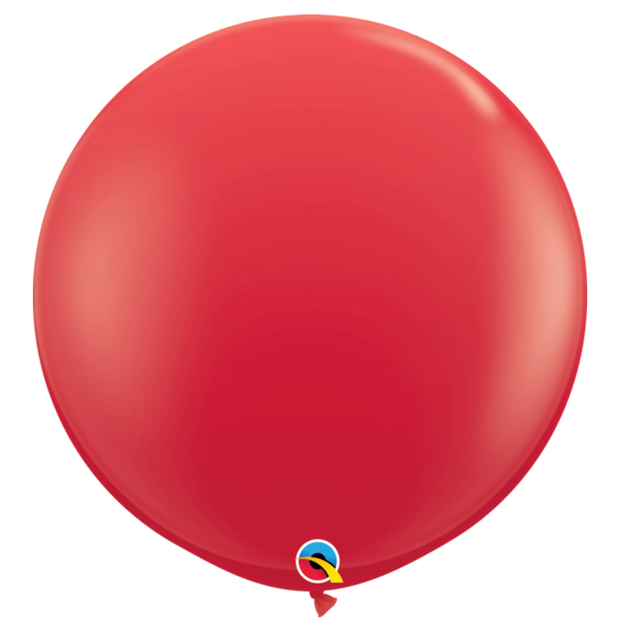 Red 3' Latex Balloon