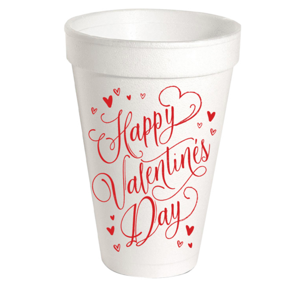 Valentine Foam Cups