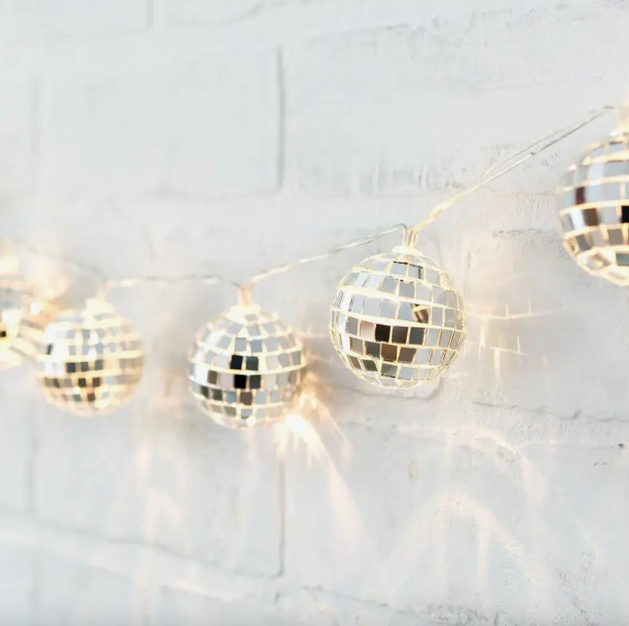 Disco Ball Battery Operated LED Lights