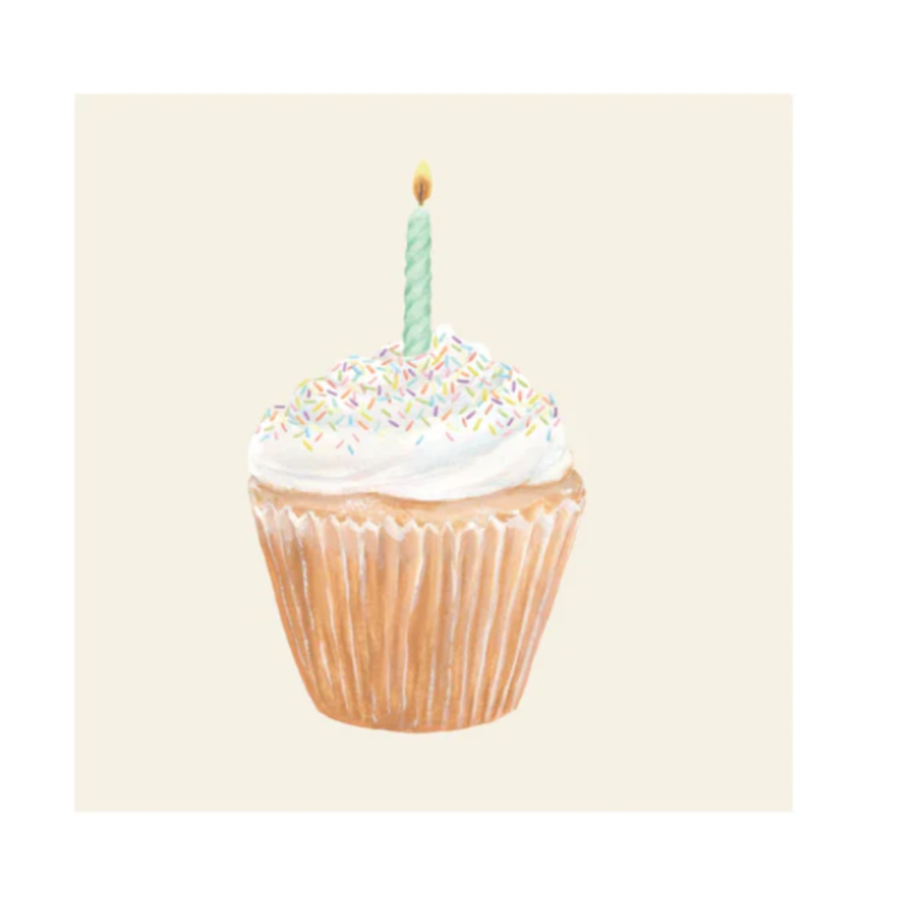 Birthday Cupcake Napkin
