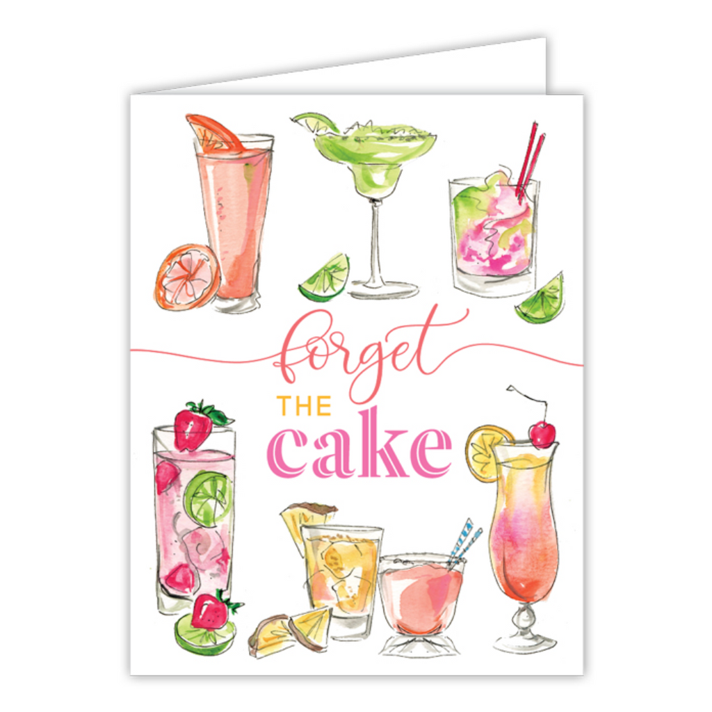 Forget the Cake Cocktails Card