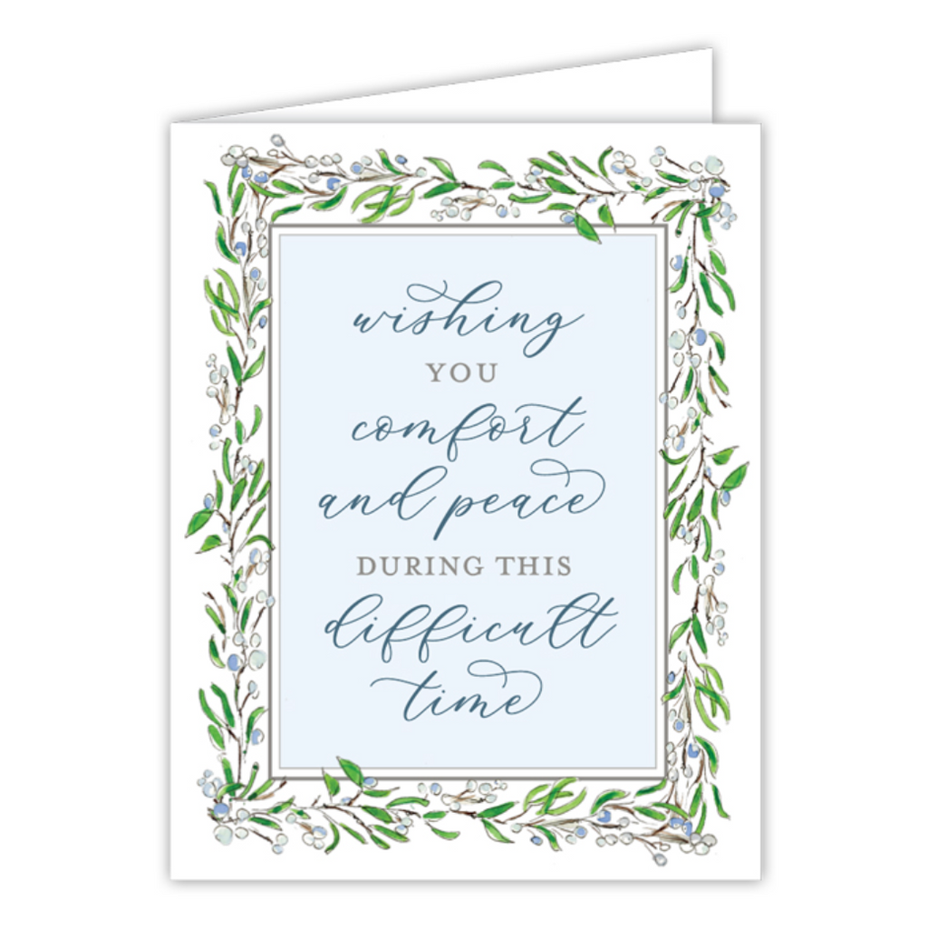 Wishing Comfort and Peace Card