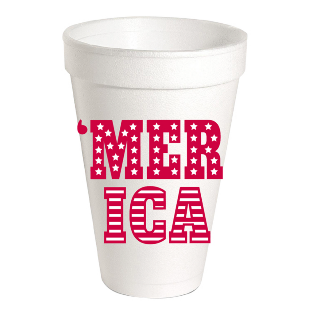 'Merica Foam Cups