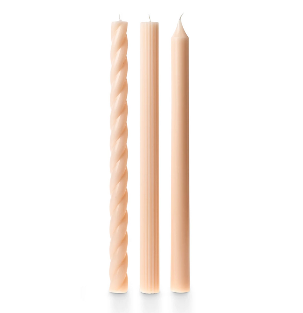 Blush Assorted Tapers 3pk
