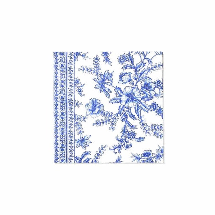 French Toile Cocktail Napkins