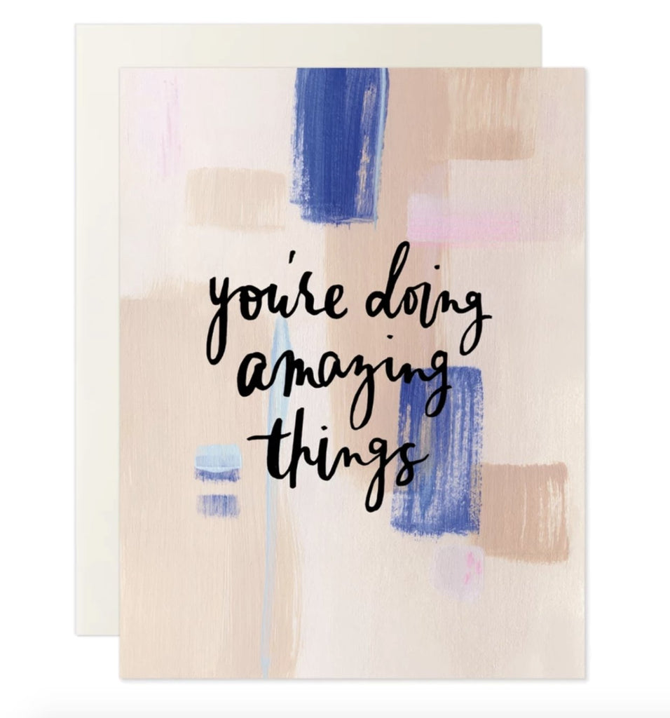You're doing amazing