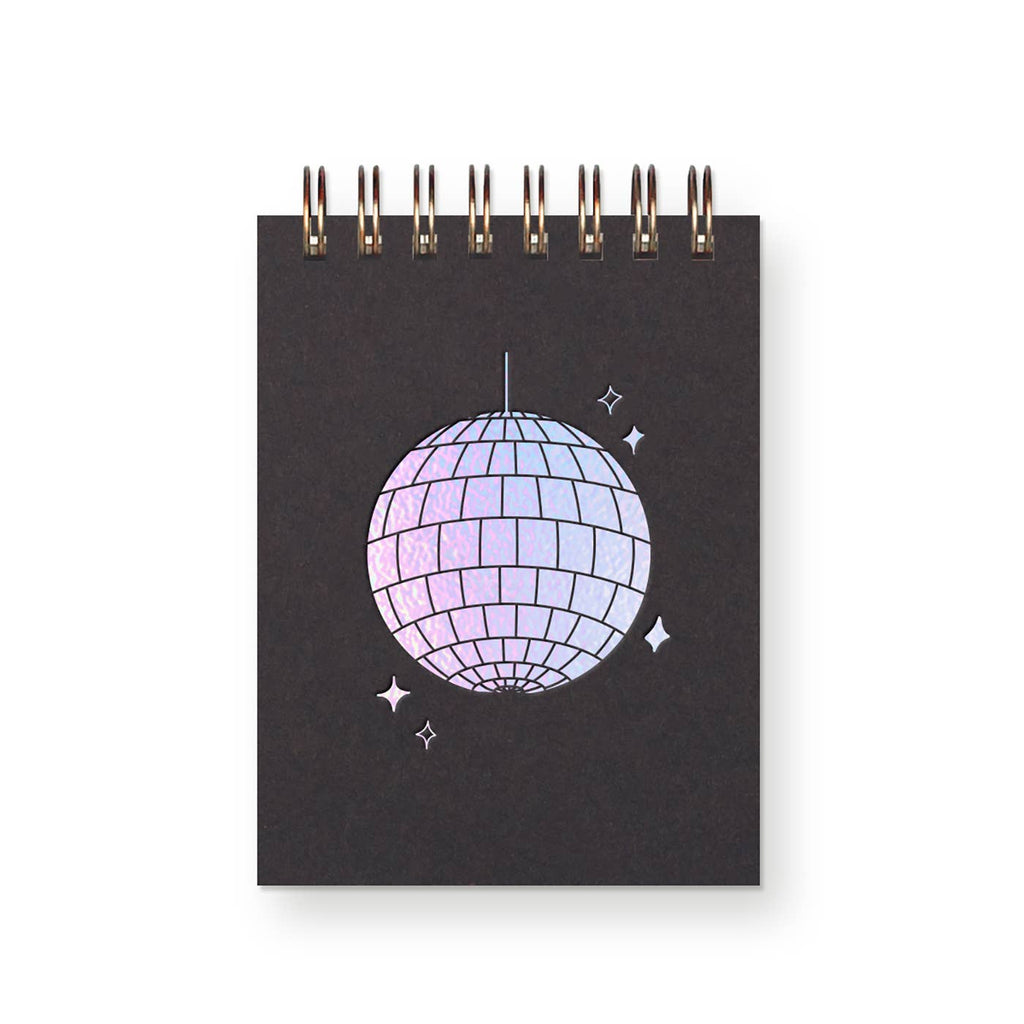 Disco Ball Mini Jotter Notebook
