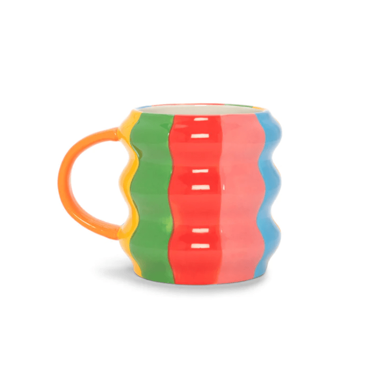 bando Homegoods Rainbow Wave Mug