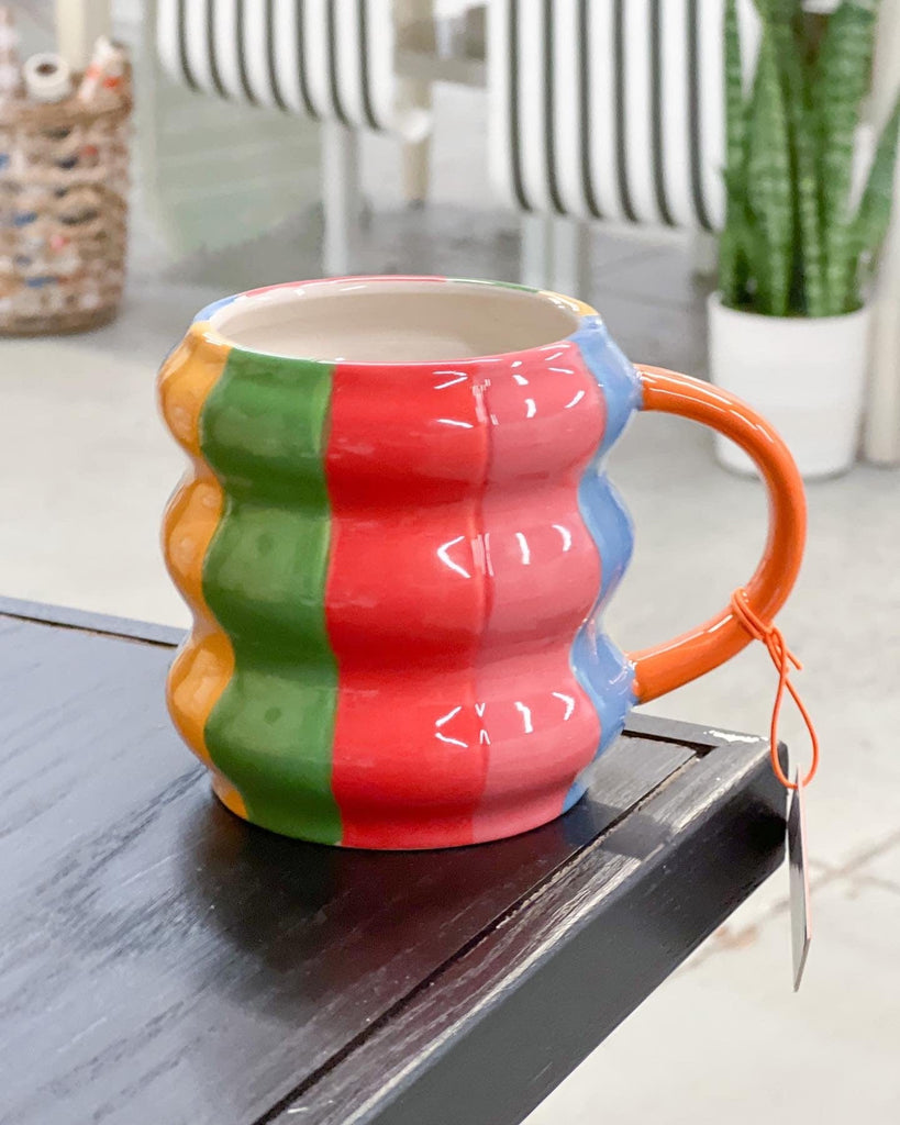 bando Homegoods Rainbow Wave Mug