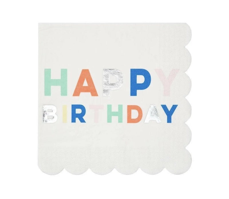 meri meri birthday napkin