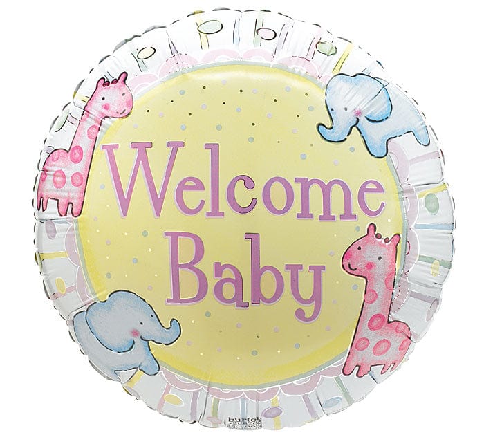 Burton and Burton Balloons Animal Cracker Welcome Baby Balloon