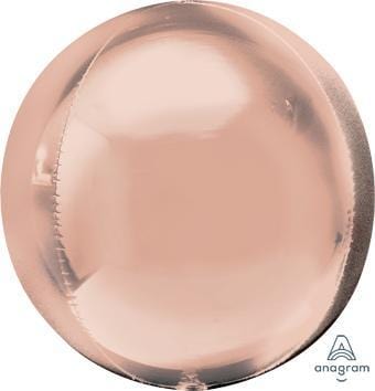 burton+burton Balloons 21" Rose Gold Jumbo Orbz