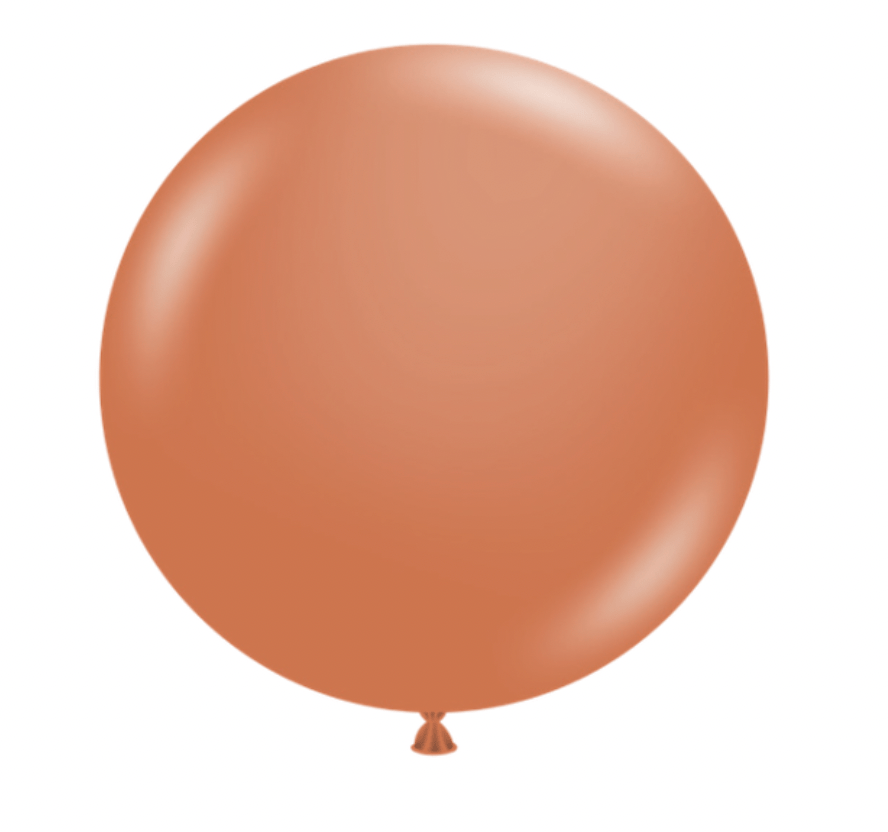 burton+burton Balloons Burnt Orange 36" Jumbo Balloon