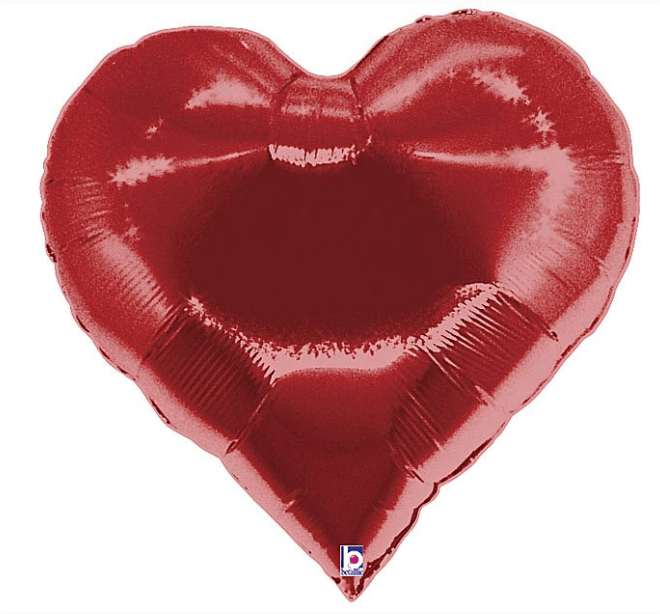 Burton + burton Valentine Casino Red Heart Balloon 30"