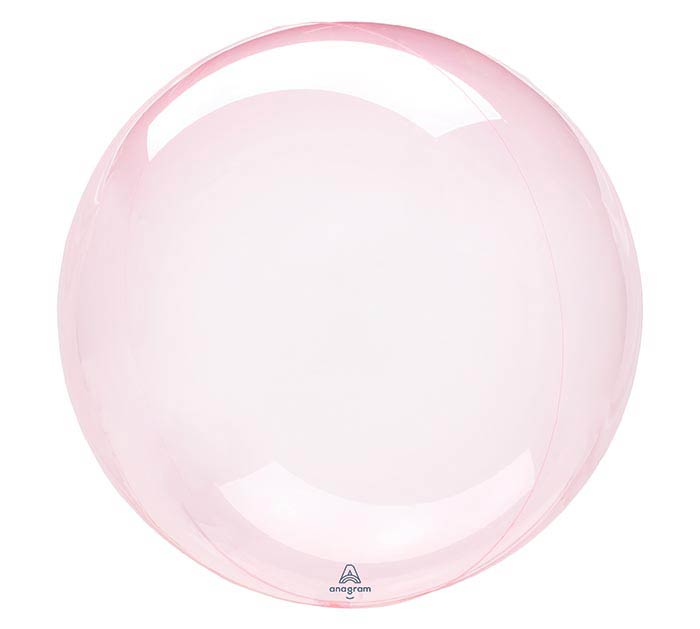 burton+burton Balloons Crystal Clearz Balloon- Dark Pink 18"